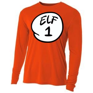 Elf 1 2 3 4 5 Custom Number Personalize Cooling Performance Long Sleeve Crew