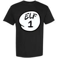 Elf 1 2 3 4 5 Custom Number Personalize Garment-Dyed Heavyweight T-Shirt