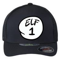 Elf 1 2 3 4 5 Custom Number Personalize Flexfit Unipanel Trucker Cap