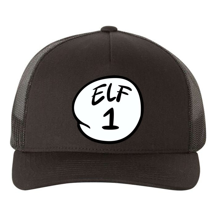 Elf 1 2 3 4 5 Custom Number Personalize Yupoong Adult 5-Panel Trucker Hat