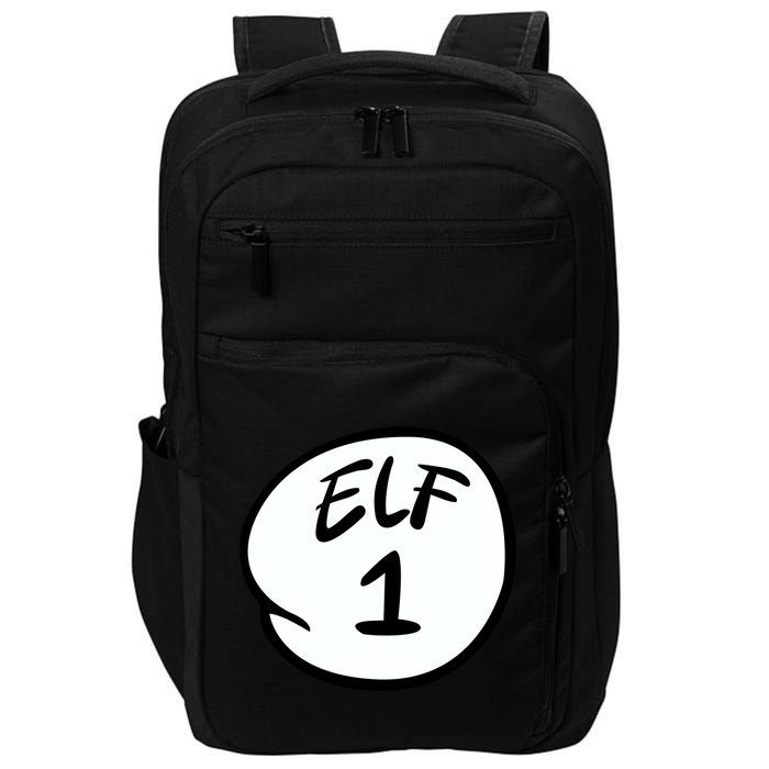 Elf 1 2 3 4 5 Custom Number Personalize Impact Tech Backpack