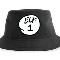 Elf 1 2 3 4 5 Custom Number Personalize Sustainable Bucket Hat