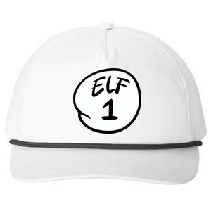 Elf 1 2 3 4 5 Custom Number Personalize Snapback Five-Panel Rope Hat