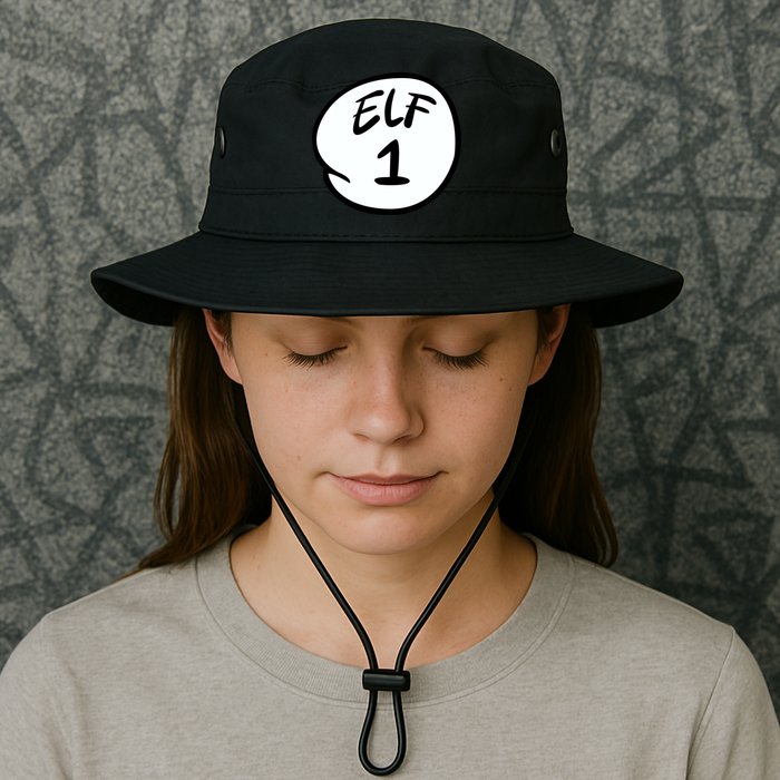 Elf 1 2 3 4 5 Custom Number Personalize Legacy Cool Fit Booney Bucket Hat
