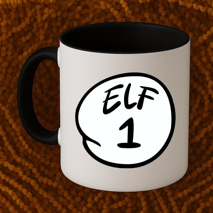 Elf 1 2 3 4 5 Custom Number Personalize Mug