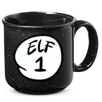 Elf 1 2 3 4 5 Custom Number Personalize 15oz Campfire Ceramic Mug
