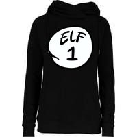 Elf 1 2 3 4 5 Custom Number Personalize Womens Funnel Neck Pullover Hood