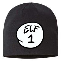 Elf 1 2 3 4 5 Custom Number Personalize Sustainable Beanie
