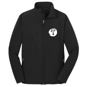 Elf 1 2 3 4 5 Custom Number Personalize Core Soft Shell Jacket