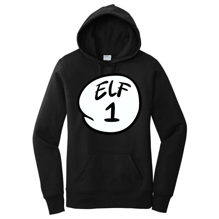 Elf 1 2 3 4 5 Custom Number Personalize Women's Pullover Hoodie