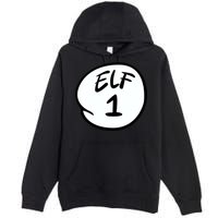 Elf 1 2 3 4 5 Custom Number Personalize Premium Pullover Hoodie