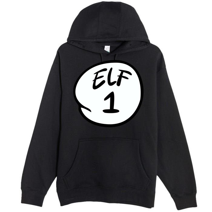 Elf 1 2 3 4 5 Custom Number Personalize Premium Pullover Hoodie