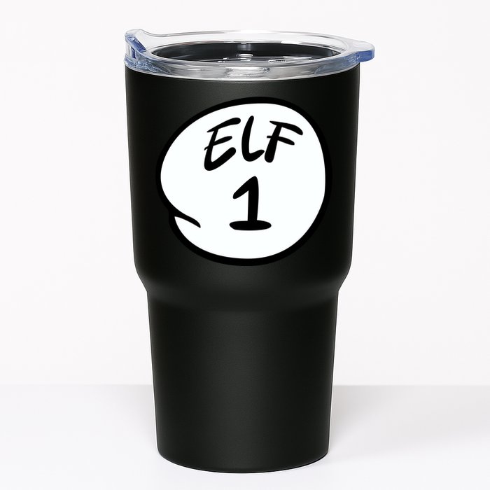 Elf 1 2 3 4 5 Custom Number Personalize Tumbler