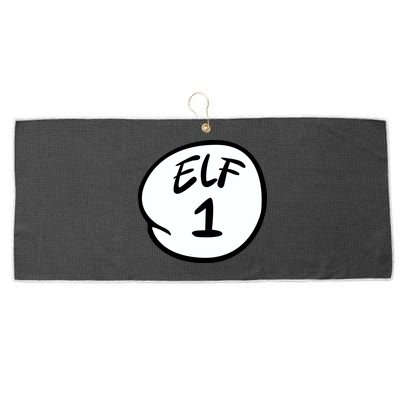 Elf 1 2 3 4 5 Custom Number Personalize Large Microfiber Waffle Golf Towel