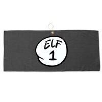 Elf 1 2 3 4 5 Custom Number Personalize Large Microfiber Waffle Golf Towel