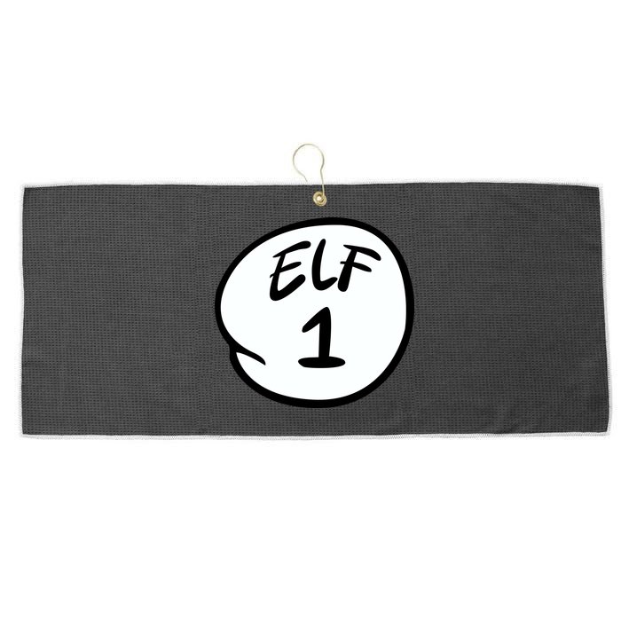 Elf 1 2 3 4 5 Custom Number Personalize Large Microfiber Waffle Golf Towel
