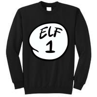 Elf 1 2 3 4 5 Custom Number Personalize Tall Sweatshirt