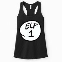 Elf 1 2 3 4 5 Custom Number Personalize Womens Tank Top