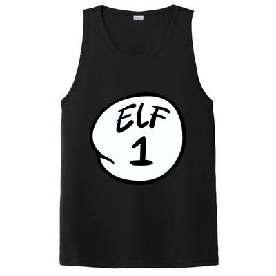 Elf 1 2 3 4 5 Custom Number Personalize PosiCharge Competitor Tank
