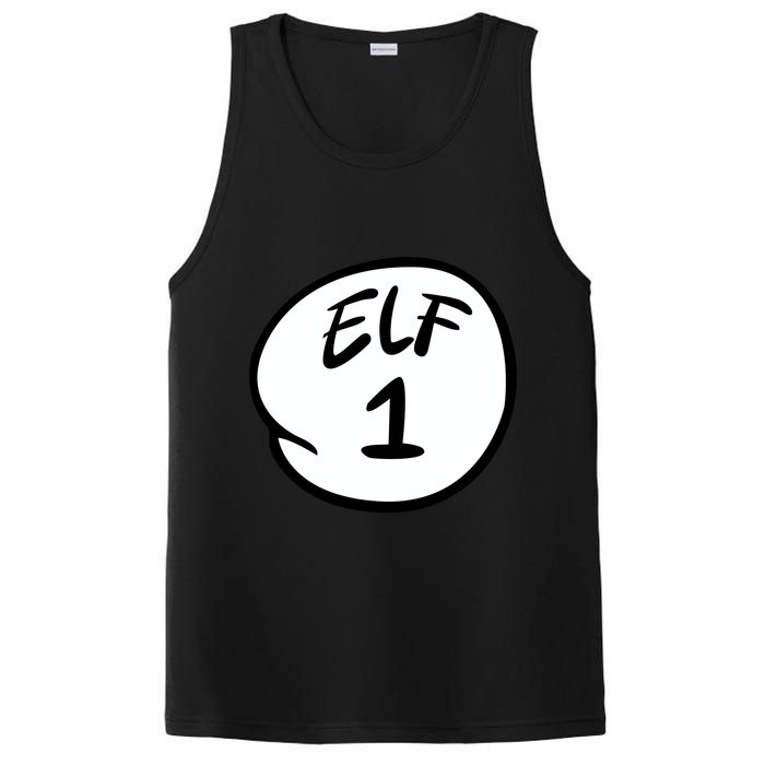 Elf 1 2 3 4 5 Custom Number Personalize PosiCharge Competitor Tank