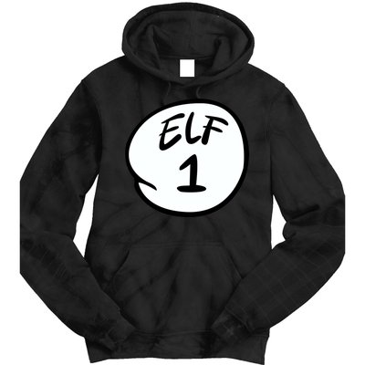 Elf 1 2 3 4 5 Custom Number Personalize Tie Dye Hoodie