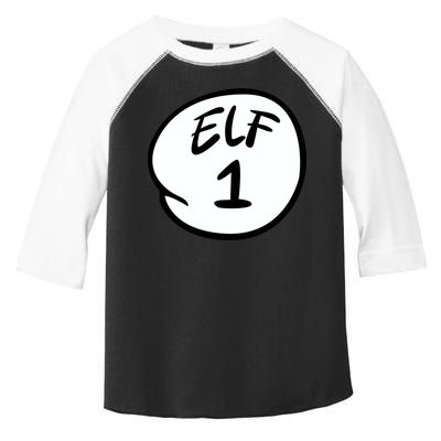 Elf 1 2 3 4 5 Custom Number Personalize Toddler Fine Jersey T-Shirt