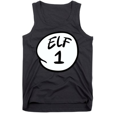 Elf 1 2 3 4 5 Custom Number Personalize Tank Top