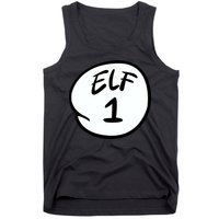 Elf 1 2 3 4 5 Custom Number Personalize Tank Top