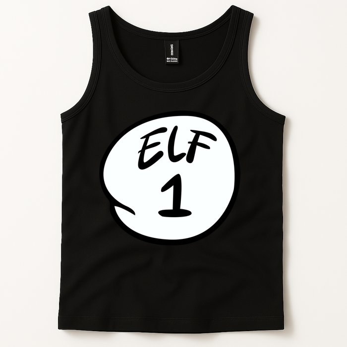 Elf 1 2 3 4 5 Custom Number Personalize Tank Top
