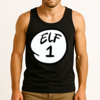 Elf 1 2 3 4 5 Custom Number Personalize Tank Top