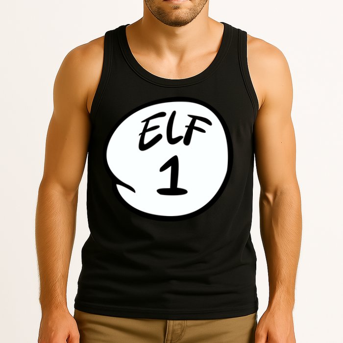 Elf 1 2 3 4 5 Custom Number Personalize Tank Top
