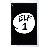 Elf 1 2 3 4 5 Custom Number Personalize Golf Towel