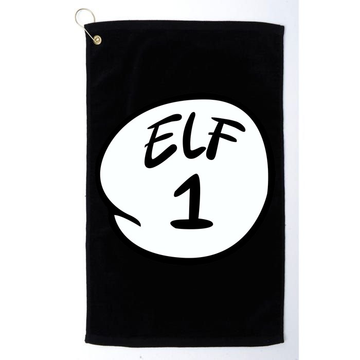 Elf 1 2 3 4 5 Custom Number Personalize Golf Towel