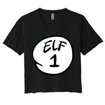 Elf 1 2 3 4 5 Custom Number Personalize Crop Top