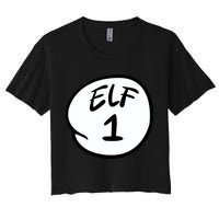 Elf 1 2 3 4 5 Custom Number Personalize Crop Top
