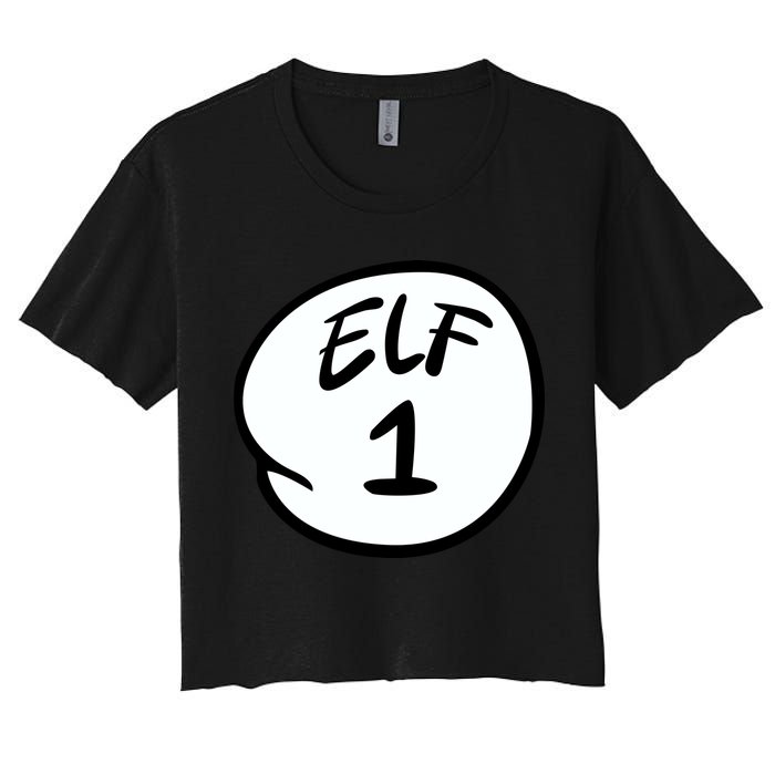 Elf 1 2 3 4 5 Custom Number Personalize Crop Top