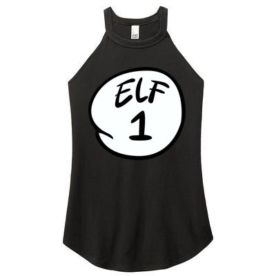 Elf 1 2 3 4 5 Custom Number Personalize Women's Perfect Tri Rocker Tank