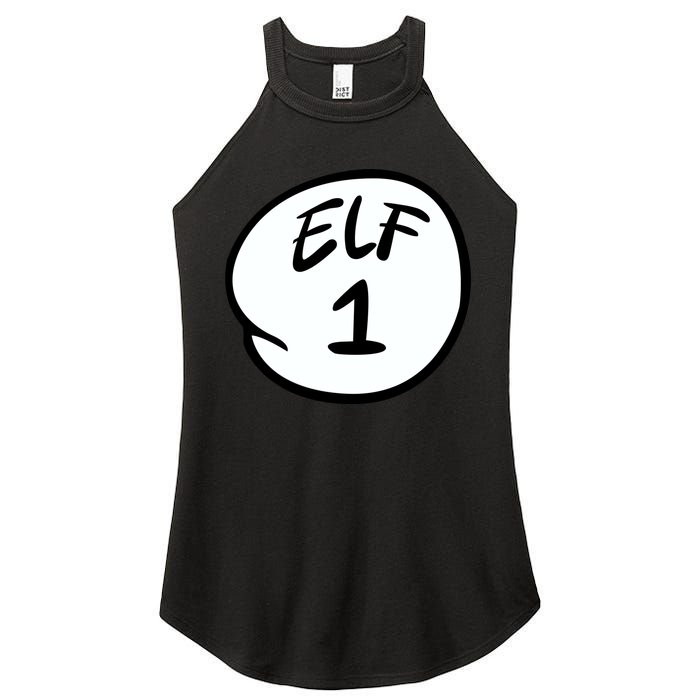 Elf 1 2 3 4 5 Custom Number Personalize Women's Perfect Tri Rocker Tank