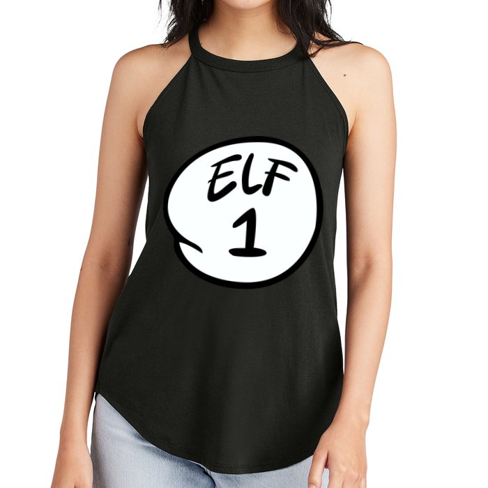 Elf 1 2 3 4 5 Custom Number Personalize Women's Perfect Tri Rocker Tank