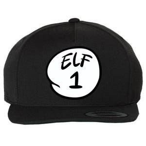 Elf 1 2 3 4 5 Custom Number Personalize Wool Snapback Cap