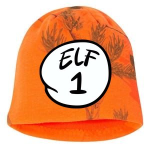 Elf 1 2 3 4 5 Custom Number Personalize Kati - Camo Knit Beanie