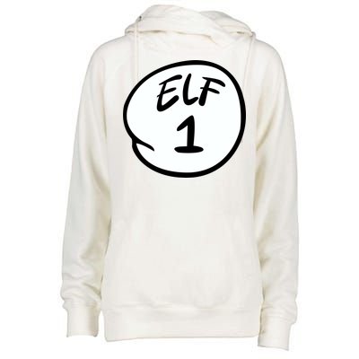 Elf 1 2 3 4 5 Custom Number Personalize Womens Funnel Neck Pullover Hood