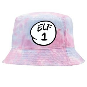 Elf 1 2 3 4 5 Custom Number Personalize Tie-Dyed Bucket Hat