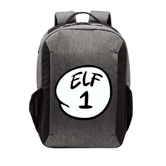 Elf 1 2 3 4 5 Custom Number Personalize Vector Backpack