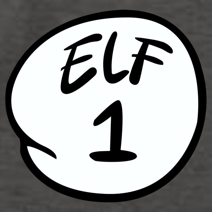 Elf 1 2 3 4 5 Custom Number Personalize Vector Backpack