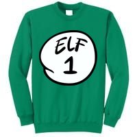 Elf 1 2 3 4 5 Custom Number Personalize Sweatshirt