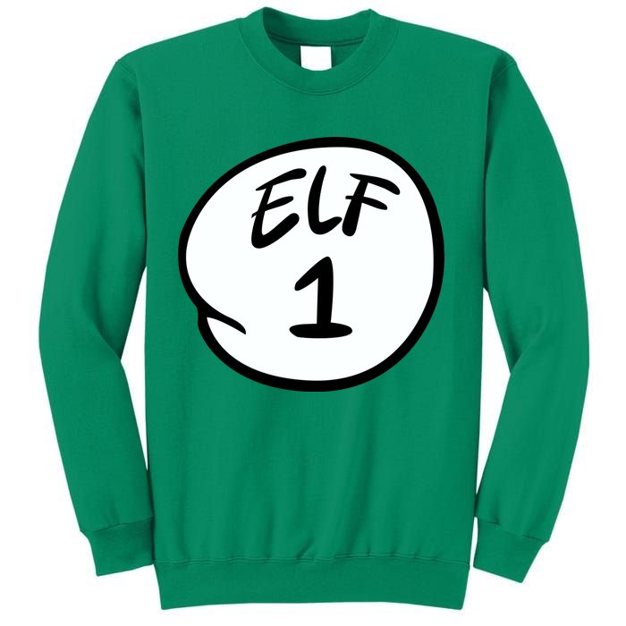Elf 1 2 3 4 5 Custom Number Personalize Sweatshirt