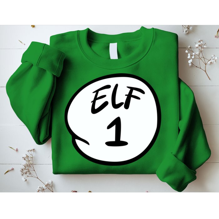 Elf 1 2 3 4 5 Custom Number Personalize Sweatshirt