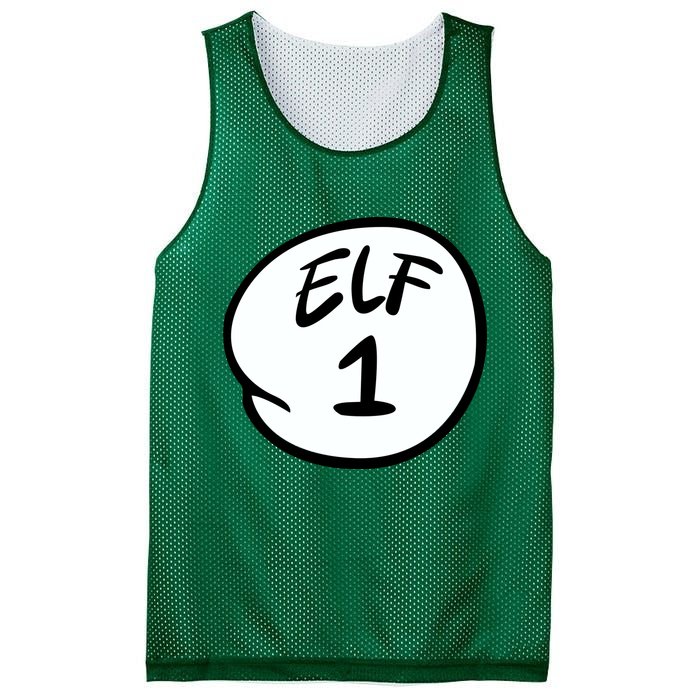 Elf 1 2 3 4 5 Custom Number Personalize Mesh Reversible Basketball Jersey Tank