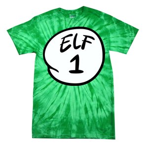 Elf 1 2 3 4 5 Custom Number Personalize Tie-Dye T-Shirt